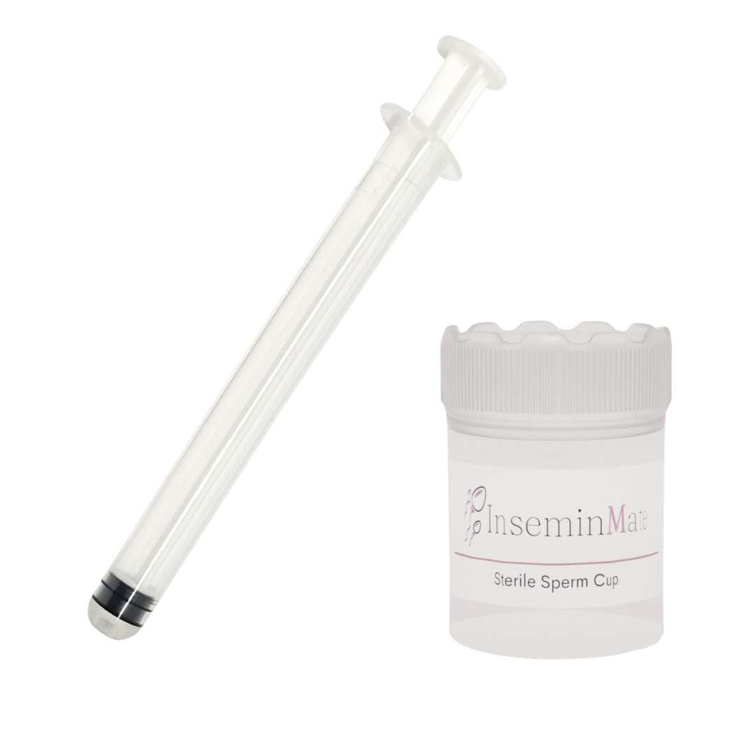 At Home Insemination 6 Refill Kit contains 6 sterile syringe and 6 sterile cups