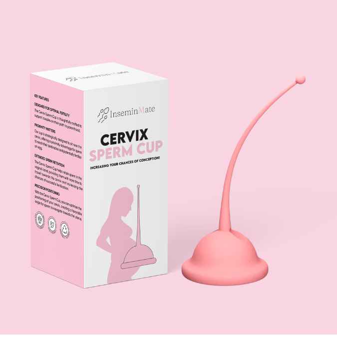 Cervix Sperm Cup or Conception cup for increasing chances of conceiving and having a baby