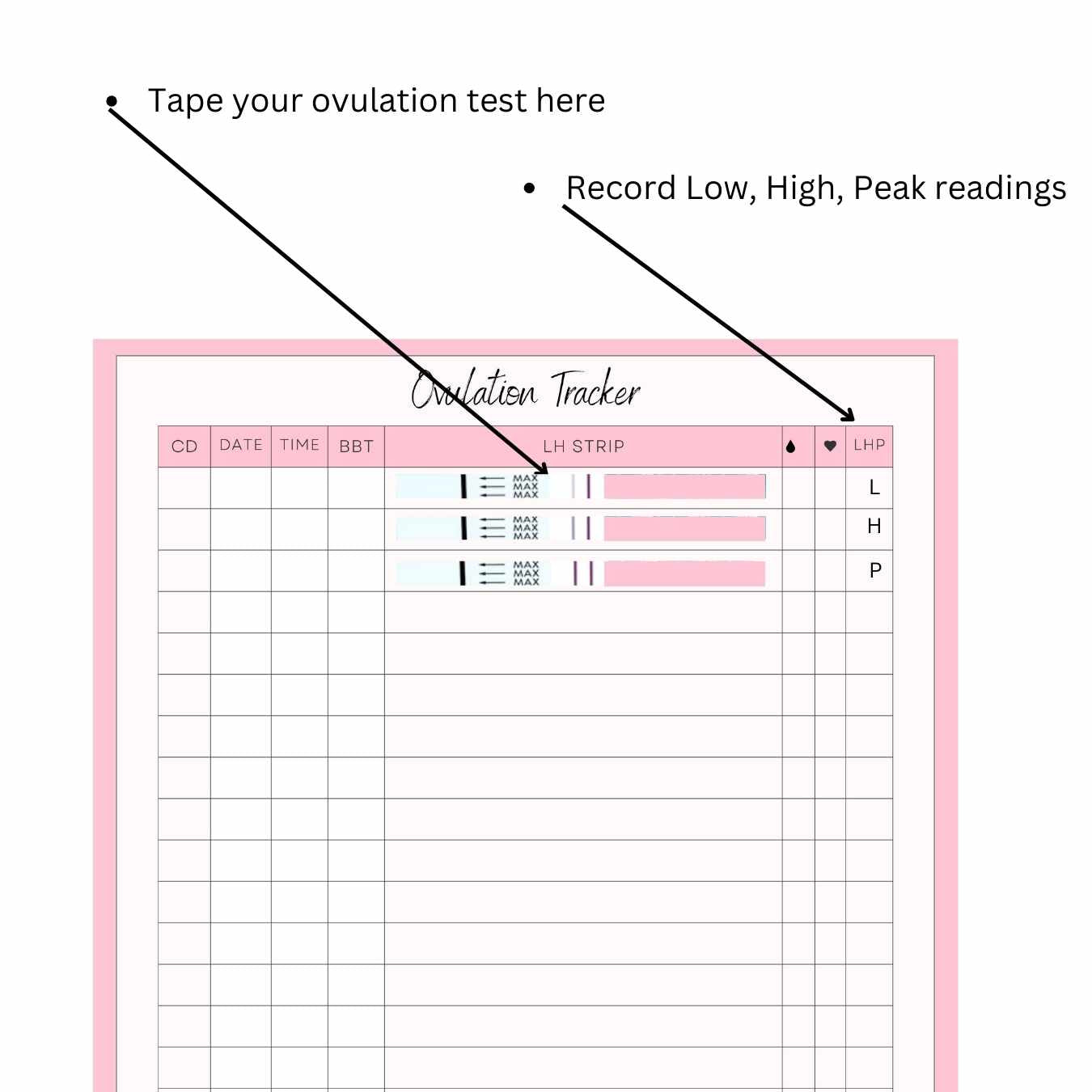 Ovulation and pregnancy tracker