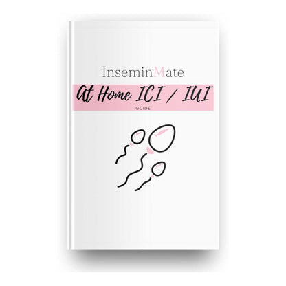 Guide on at home ici iui self insemination includes, step by step insemination process, how to track ovulation using OPK and BBT, how to determine fertile cervical mucus, herbs and suppelments to improve fertility, how and when to use pregnancy tests