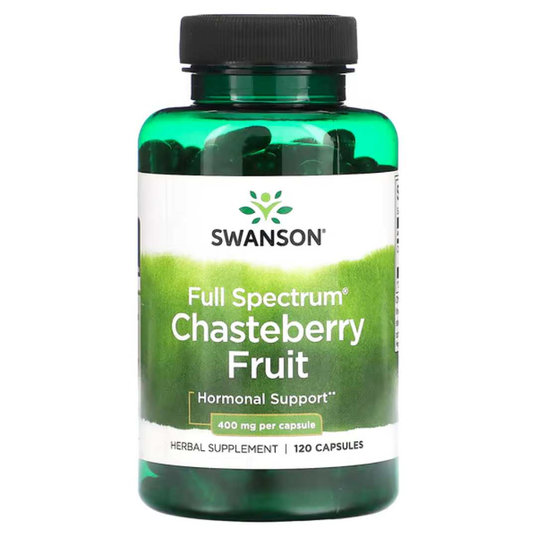Full Spectrum Chasteberry Fruit, 400 mg, 120 Capsules